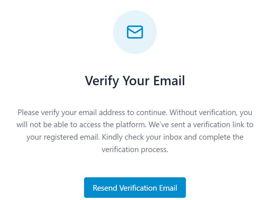 Verify Your Email
